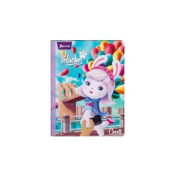 Cuaderno Cosido  100 Hojas Doble Linea Peluches Connis
