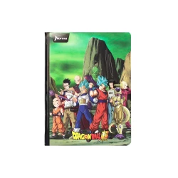 Cuaderno Cosido  100 Hojas Linea Corriente Dragon Ball Super Fondo Montaña