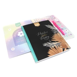 Cuaderno Cosido  100 Hojas Linea Corriente Kiut Positive And Happy