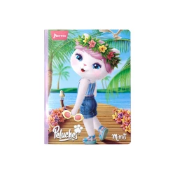 Cuaderno Cosido  100 Hojas Linea Corriente Peluches Lago