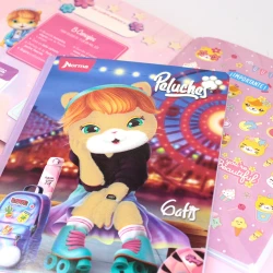 Cuaderno Cosido  100 Hojas Linea Corriente Peluches Patines