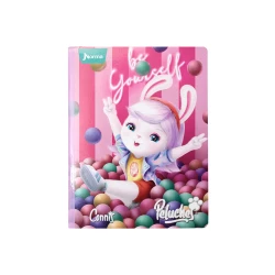 Cuaderno Cosido  100 Hojas Linea Corriente Peluches Pelotas