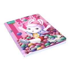 Cuaderno Cosido  100 Hojas Linea Corriente Peluches Pelotas