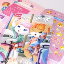 Cuaderno Cosido  100 Hojas Linea Corriente Peluches Viaje