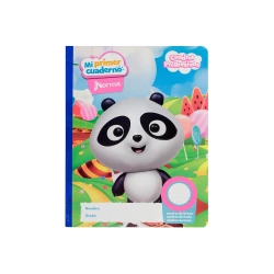 Cuaderno Cosido  100 Hojas Mi Primer Cuaderno Progresivo Panda