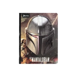 Cuaderno Cosido  50 Hojas Cuadriculado Mandalorian Casco Mando