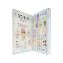 Cuaderno Cosido  50 Hojas Linea Corriente Bonequinhas Antonia Make Up