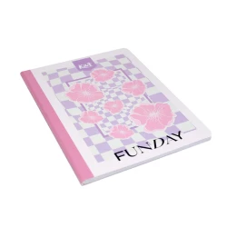 Cuaderno Cosido  50 Hojas Linea Corriente Kiut Funday