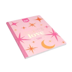 Cuaderno Cosido  50 Hojas Linea Corriente Kiut More Love