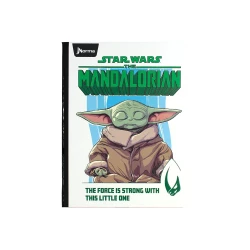 Cuaderno Cosido  50 Hojas Linea Corriente Mandalorian Logo Verde