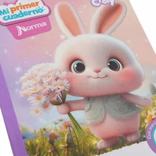 Cuaderno cosido 100 hojas croly E Mi Primer Cuaderno - conejo