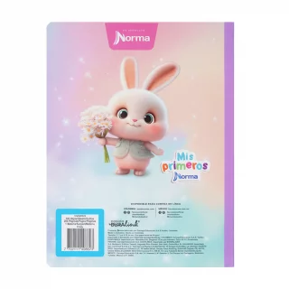 Cuaderno cosido 100 hojas croly E Mi Primer Cuaderno - conejo