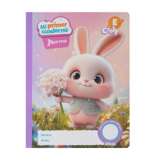 Cuaderno cosido 100 hojas croly E Mi Primer Cuaderno - conejo