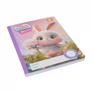 Cuaderno cosido 100 hojas croly E Mi Primer Cuaderno - conejo