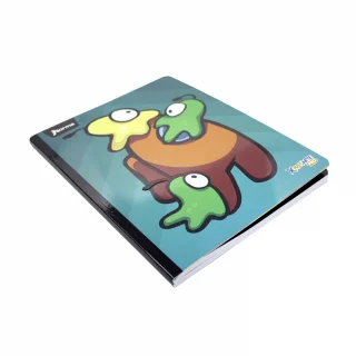 Cuaderno Cosido 100 Hojas Cuadriculado Among Us - 3 Mini Pegados
