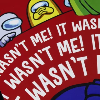 Cuaderno Cosido 100 Hojas Cuadriculado Among Us - It Wasn'T Me