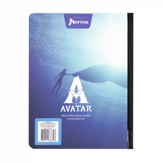 Cuaderno Cosido 100 Hojas Cuadriculado Avatar - Neytiri