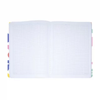 Cuaderno Cosido 100 Hojas Cuadriculado Bluey - Cuadros Y Rayas
