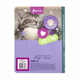 Cuaderno Cosido 100 Hojas Cuadriculado Cats Miss Purrfect