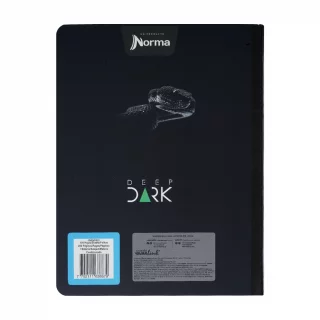 Cuaderno Cosido 100 Hojas Cuadriculado Deep Dark