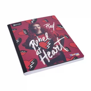 Cuaderno Cosido 100 Hojas Cuadriculado Descendientes - Rebel At Heart