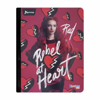Cuaderno Cosido 100 Hojas Cuadriculado Descendientes - Rebel At Heart