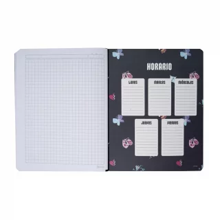 Cuaderno Cosido 100 Hojas Cuadriculado Descendientes - Rebel At Heart