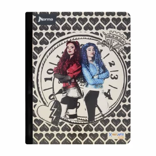 Cuaderno Cosido 100 Hojas Cuadriculado Descendientes - Reloj