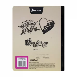 Cuaderno Cosido 100 Hojas Cuadriculado Descendientes - Reloj