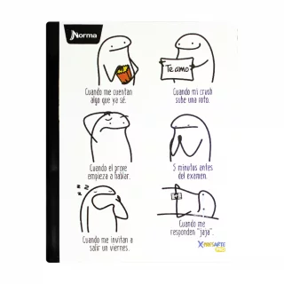 Cuaderno Cosido 100 Hojas Cuadriculado Flork - Cuando