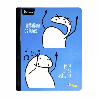 Cuaderno Cosido 100 Hojas Cuadriculado Flork - Lunes