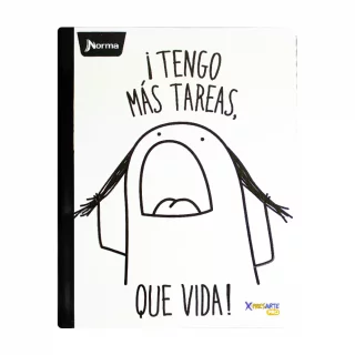 Cuaderno Cosido 100 Hojas Cuadriculado Flork - Vida