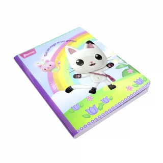 Cuaderno Cosido 100 Hojas Cuadriculado Gabby´S Dollhouse Feel The Magic
