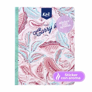 Cuaderno cosido 100 hojas cuadriculado Kiut aroma carry it
