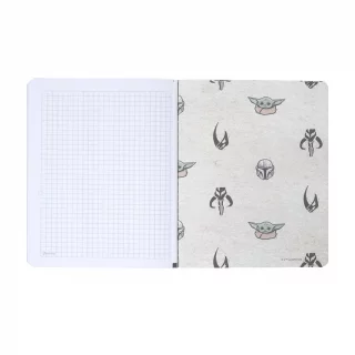 Cuaderno cosido 100 hojas cuadriculado Mandalorian - episode 07