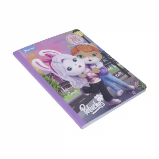 Cuaderno Cosido 100 Hojas Cuadriculado Peluches - Mejor Amiga