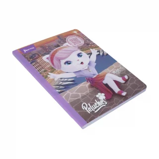 Cuaderno Cosido 100 Hojas Cuadriculado Peluches - Monaco