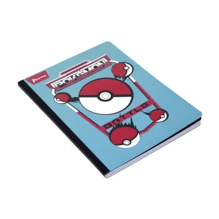 Cuaderno Cosido 100 Hojas Cuadriculado Pokemon - Bola Battle