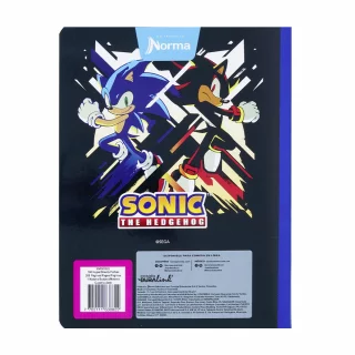 Cuaderno Cosido 100 Hojas Cuadriculado Sonic