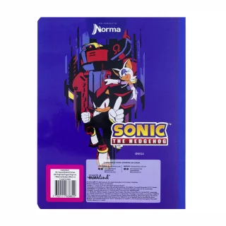 Cuaderno Cosido 100 Hojas Cuadriculado Sonic - Pie Adelante