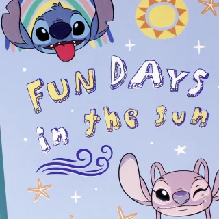 Cuaderno Cosido 100 Hojas Cuadriculado Stitch Fun Days