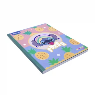 Cuaderno Cosido 100 Hojas Cuadriculado Stitch Piñas Fresh