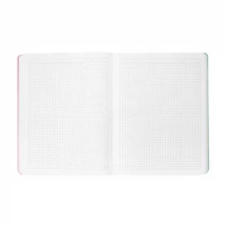 Cuaderno Cosido 100 Hojas Cuadriculado Stitch True Love