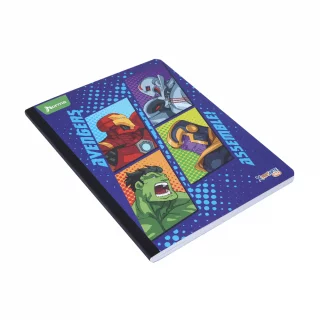 Cuaderno Cosido 100 Hojas Cuadriculado The Avengers - Puntos Azules