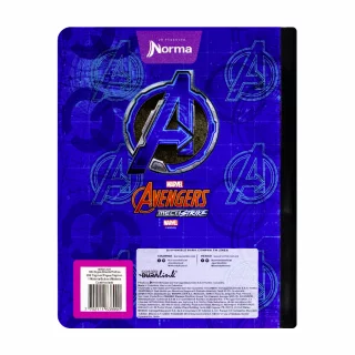 Cuaderno Cosido 100 Hojas Cuadriculado The Avengers Grupo Rayo