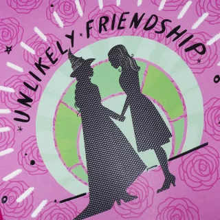 Cuaderno Cosido 100 Hojas Cuadriculado Wicked - Unlikely Friendship