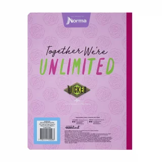 Cuaderno Cosido 100 Hojas Cuadriculado Wicked - Unlikely Friendship