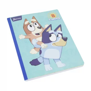 Cuaderno Cosido 100 Hojas Cuadritos B Cuadros 10Mm Bluey - Bingo Al Lomo