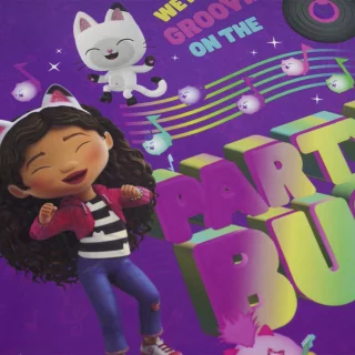 Cuaderno cosido 100 hojas cuadritos b cuadros 10mm Gabby´s Dollhouse - party bus
