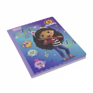 Cuaderno cosido 100 hojas cuadritos b cuadros 10mm Gabby´s Dollhouse - pentagrama